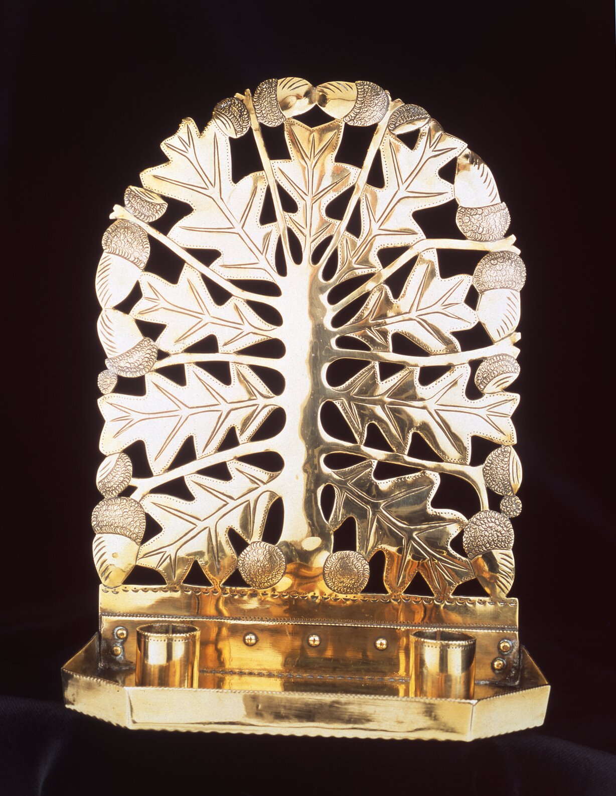 Candlesconce designed by Ernest Gimson and made by Alfred Bucknell, 1917-20