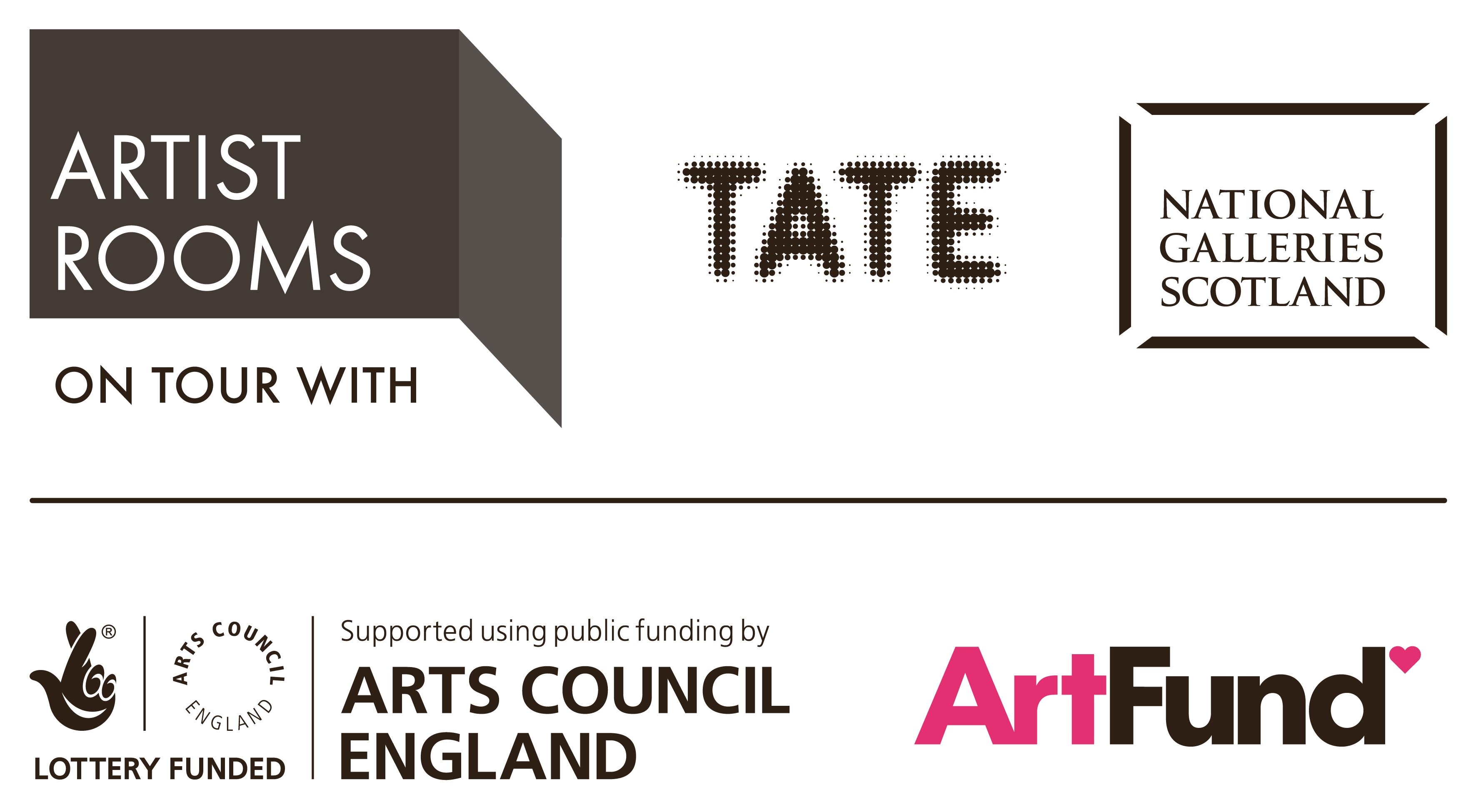 Artist Rooms logo lock up
