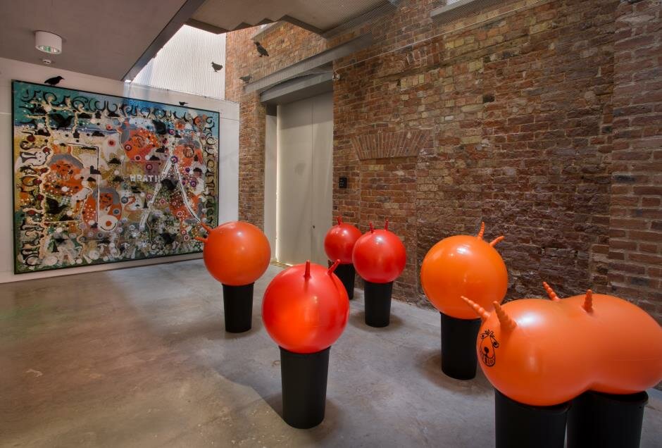 Space hopper installation, Angus Pryor