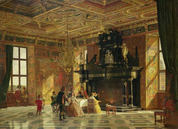 The Knights Hall, c. 1858 - 1864